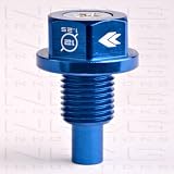 NRG M12 X 1.25 Blue Magnetic Oil Drain Plug Part # NOP-200BL