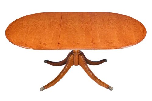 Antique Yew Wood Single Dining Table