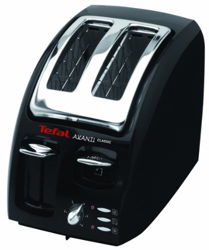 Tefal Avanti Classic 875718 Toaster, 2 Slice, Black