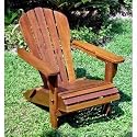 Large Adirondack Chair (Stained Acacia) (33"H x 29.5"W x 38.5"D)