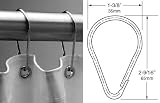 Bobrick B204-1 Shower Curtain Hook, Stainless Steel