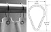 Bobrick B204-1 Shower Curtain Hook, Stainless Steel