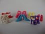 7 Pairs of Shoes Made to Fit the Barbie Doll