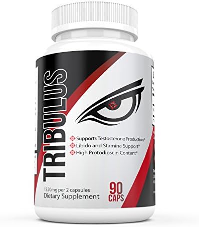TRIBULUS ● Testosterone Booster Supplement ● Powerful Formula For Your Strength & Libido ● 1320mg Servings ● 90 Capsules