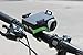 Bikonnect All(10)-In-1 Bike Speaker - Phone Mount Bluetooth Phone Answering Audio MP3 Player Phone Charger Bicycle LED Light Micro SD Card /USB Slot Aux Input Waterproof