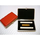 Carrying Case for E-cigarette / Electronic Cigarette for Smoking Liberty Super, Njoy Npro, Smoking Everywhere Gold, Cloud9,& Smoke 51 Trio E-cigarette,fits Also the Original.RED Color