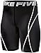 New 022 Take Five Skin Tights Compression Leggings Base Layer Black Running Short Pants Mens S - 3xl (M)