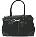 AUTHENTIC COACH HAMPTONS SIGNATURE PERFORATED BUSINESS TOTE 10537 (Black)