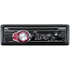 JVC KD-R401 CD/MP3/USB Αυτοκινήτου με Front Stereo Aux Input-κόκκινο φωτισμό