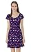 CowCow Womens Summer Boho Retro Funny Bird Palm Trees Beach Design Empire Waist Long Maxi Dress, XS-5XL