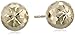 Amazon Essentials 14k Yellow Gold Diamond-Cut Ball Studs, (previously Amazon Collection)