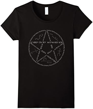 Women's Supernatural - Carry on My Wayward Son Large Black