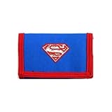 Superman Tri-fold Blue Wallet - S Logo Superman Wallet