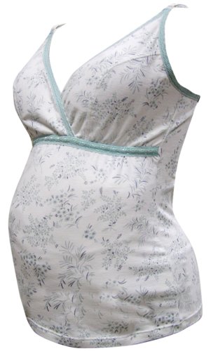マミールナ フラワー柄Cup付キャミソール M~L オフホワイト ?26001