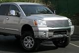 04-07 Nissan Titan/Armada 1pc Upper Polished Aluminum Billet Grille