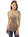 PattyBoutik Women's Shawl Collar Short Sleeve Blouse