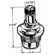 United States Hdwe. P-046C Faucet Stem