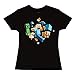 Minecraft Glow-In-The-Dark Run Away Little Girls & Big Girls T-shirt