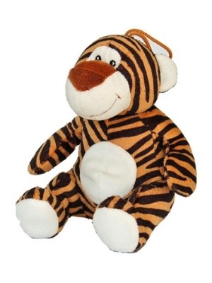 Dog Squeak Toy Tiger 7″ Plush Dog Toy
