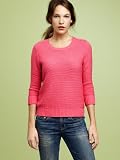 Gap Crewneck Button Shoulder Sweater