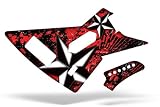 Guitar Hero 2 Faceplate Skin Xbox 360 - (Xplorer Guitar) Nautical Star Red