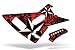 Guitar Hero 2 Faceplate Skin Xbox 360 - (Xplorer Guitar) Nautical Star Red