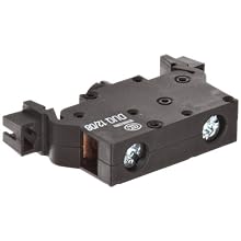 Siemens 3SB39 01-0AG Contact Block Support Terminal, Screw Connection, Base Mounting, Black