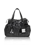 Francesco Biasia Kassandra - Black Python and Calfskin Tote Bag