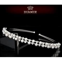 AD195 Diadem Strass Tiara Braut Hochzeit Haarschmuck NEU