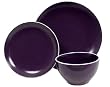 purple dinner set