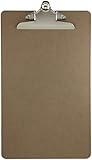 Trade Quest Legal Size Clipboard Standard Metal Clip Hardboard Single (Pack of 1)