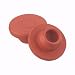 Wheaton 224100-070 Rubber 13mm Straight Plug Style Stopper, Natural Red Rubber/40 (Case of 1000)