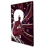 Retro Afro Chick Pop Art Canvas