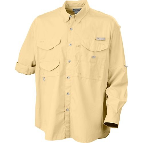 Columbia Sportswear Long Sleeve Bonehead Shirt CANE YELLOW Lg