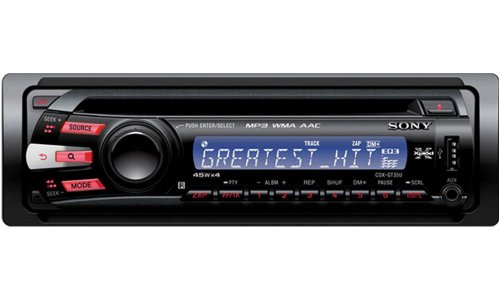 Sony CDX-GT 35 U CD-MP3-Tuner (AUX In,USB 2.0) schwarz