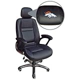 NFL Denver Broncos Leather Office Chair