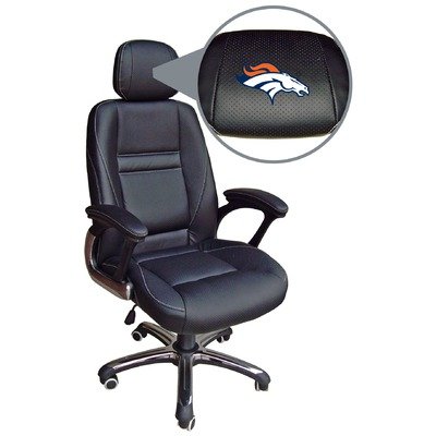 NFL Denver Broncos Leather Office Chair