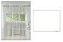 Priscilla Lace Kitchen Curtain - 24" tier (pr) White
