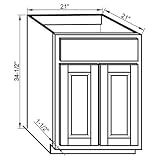 Oakland Gold V2121-31 1/2 - Double Door Vanity Base Cabinet