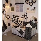 Ebony & Ivory - 5 Heart Balloon Wallhanging