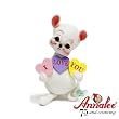 6" I Love You Mouse By Annalee