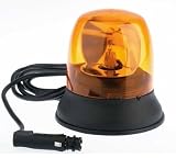 Rotating Halogen Beacon, Magnet Mount-Amber