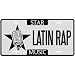 New  I Am A Latin Rap Star !  License Plate Music