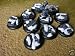 Wargames Figure Bases 30mm Set of 10 Random Snow & Rock
