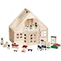 Melissa & Doug Deluxe Wooden Furnished Dollhouse