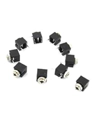 CE: 10 Pcs Panel PCB Female 3.5mm Headphone Jack Audio Connectors - Gino