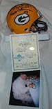 Fuzzy Thurston Autographed/Hand Signed Green Bay Packers Mini Helmet with Ice Bowl Inscription