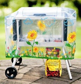 Wetterfeste Schutzhülle für Grill / Grillgeräte 50 x 90 x 40 cm
