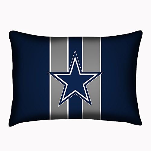 Customized Dallas Cowboys Pillowcase Zippered Pillow Cover Both Sides Pillowslip 20x30 Inch
