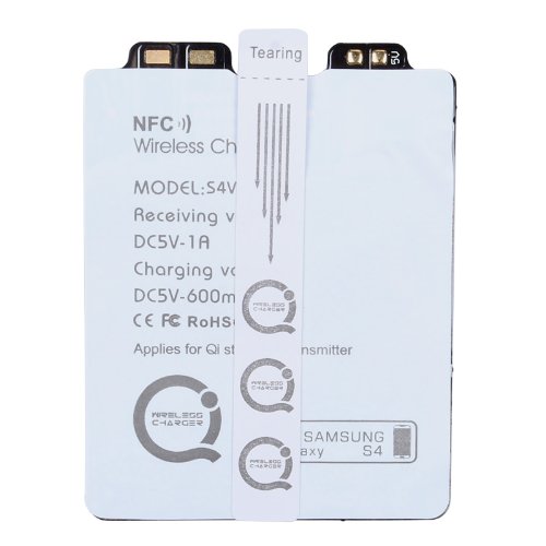 SainSonic TC-06 Qi Wireless Charging Receiver Tag for Samsung S4 White